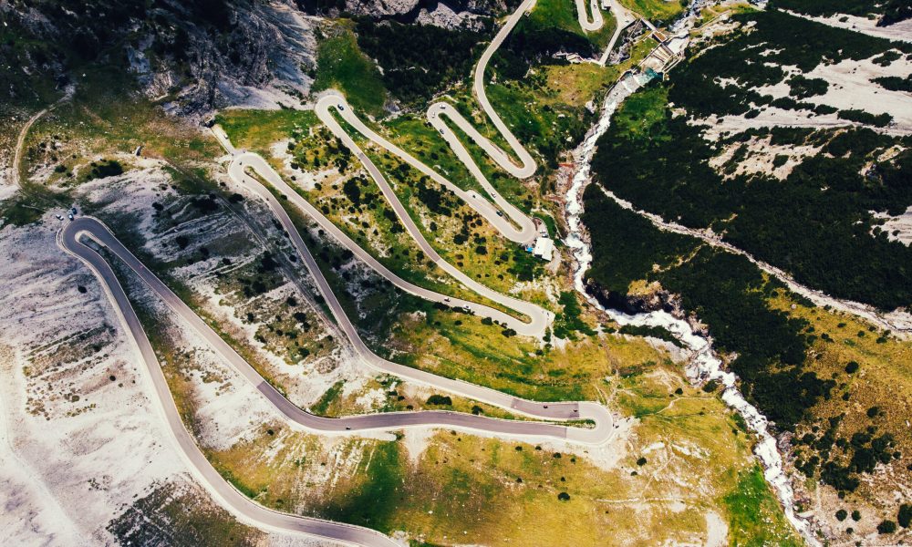 Bird's,Eye,View,Of,Famous,Stelvio,Pass,Mountains,Serpentine,Way.
